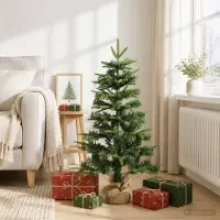 vidaXL - Mini - Kerstboom - 90 - cm - PVC - en - PE - Groen