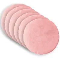 vidaXL Kussensloop 6 st HEERLEN Roze Diam. 30 cm Flanel