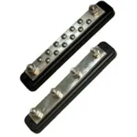 Goldenship Dc Common Busbar With 12 Terminals 250a 48v Zwart 38 x 201 mm