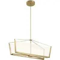 Kichler LED Hanglamp Calters | 50.8W 3000K 5440Lm 30 | Champagne Gold