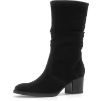 Gabor Damenschuhe Stiefel Reißverschluss Schaftstiefel Schwarz Freizeit
