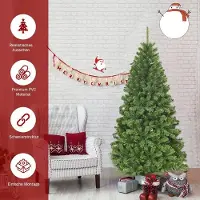 Selius Kunstkerstboom – Nepkerstboom – 180 cm Hoogte – Met Standaard En PVC Naalden – Vouwbaar