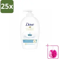 Dove 25 x Handzeep - Care & Protect - Diep Reinigend - 250 ml - Bulkverpakking - Handzeep - Douchemop - Handverzorging