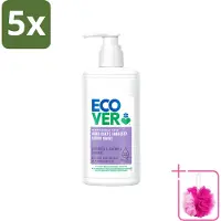 Ecover 5 x - Handzeep - Lavendel & Aloë Vera - 250 ml - Bulkverpakking - Handzeep - Douchemop - Natuurlijke handzeep