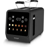 Seeger SGR1200BK, 2 messen, zwart, bediening via aanraakpaneel, 900 W, 220 - 240 V, 50/60 Hz