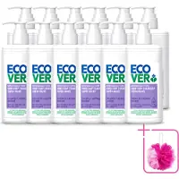 Ecover 12 x - Handzeep - Lavendel & Aloë Vera - 250 ml - Bulkverpakking - Handzeep - Douchemop - Natuurlijke handzeep