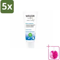Weleda 5 x - Tandpasta Saline - 75ml - Bulkverpakking - Tandpasta - Douchemop - Zeezout
