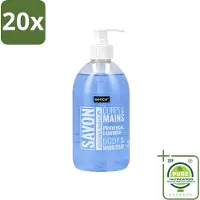 Sence 20 x - Provencal Lavendel - Handzeep - Savon - 500 ml - Grootverpakking - Vaatwasstrips - Handzeep - Lavendel - Handen Reinigen - Zachte Handen - Kalmerende Geur