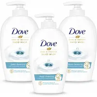 Dove 3 x Handzeep - Care & Protect - Diep Reinigend - 250 ml - Voordeelverpakking - 3 stuks
