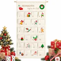 Famanu – Vulling voor adventskalender, met 24 vakken, 100x50 cm