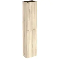 Royo Hoge Badkamerkast Vora 35cm - Hickory Natuur - Met 2 Deuren - 35x162x35cm