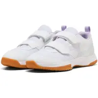 Puma Varion 3 V junior imitatieleren voetbalschoenen - wit/lila Jongens/Meisjes Imitatieleer - maat 35