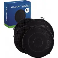 Alapure 2x Koolstoffilter voor Falmec 103050091 / Nr. 6 (2 St.)