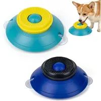 Famanu – Likmat voor honden, anti-eter, met zuignap, 70 ml, blauw, voor langzame voeding en interactief spelen