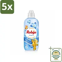 Robijn 5 x – Wasverzachter – Morgenfris – 780 ml - Wasstrips - Wasverzachter - Wasverzachter Morgenfris - Wasverzachter 780 Ml - Wasverzachter Voor Katoen - Wasverzachter Voor Synthetisch