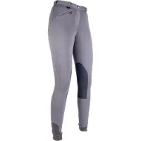 HKM Rijbroek -Penny easy- softline knievlak donkergrijs/donkergrijs 34