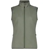 CMP Mouwloos damesjack met capuchon Knit-Tech