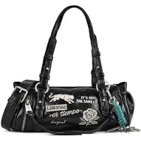 Desigual Schoudertas zwart / wit