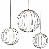 Loberon Ledlichtbol set van 3 Brilliante