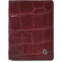 Castelijn & beerens Castelijn en Beerens Mini Wallet 10 Pasjes Croco RFID Rood