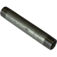 Mega Nr. 23 Pijpnippel staal gegalvaniseerd 1" buitendraad 150 mm
