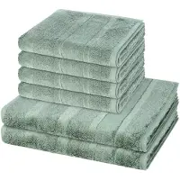 Cawö Handdoek 'Noblesse' groen