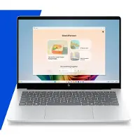 HP E4EV4EA laptop, Intel Core Ultra 5 325, 35,6 cm (14") scherm, 2K resolutie, 16 GB LPDDR5x-SDRAM, 512 GB SSD, Wi-Fi 7 (802.11be), Windows 11 Home, zilver