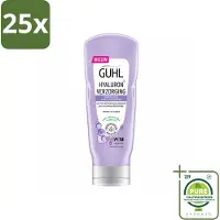 Guhl 25 x - Conditioner - Hyaluron+ Verzorging - 200 ml - Grootverpakking - Vaatwasstrips - Hydratatie Haar - Hyaluron Haar - Droog Haar - Gezond Haar - Glans Haar