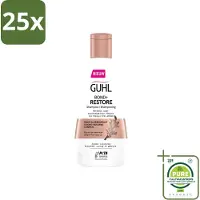 Guhl 25 x - Shampoo - Bond+ Restore - 250 ml - Grootverpakking - Vaatwasstrips - Herstel Haar - Beschadigd Haar - Zwaar Beschadigd Haar - Haar Herstellen - Haar Versterken