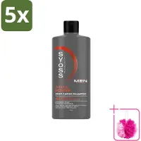Syoss 5 x - Men Power - Shampoo - Langdurige Styling - 440ml - Bulkverpakking - Mannelijk haarverzorging - Douchemop - Krachtig haar