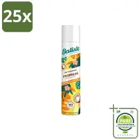 Batiste 25 x - Tropical - Droogshampoo - Tropische Geur - Verfrist en Stylet - 200ml - Grootverpakking - Vaatwasstrips - Droogshampoo - Fris Haar - Tropische Geur - Haarkleur - Haartype