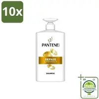 Pantene 10 x - Pro-V – Shampoo – Repair & Protect – 1000 ml - Grootverpakking - Vaatwasstrips - Haarbescherming - Haarversterking - Schadebestendigheid - Voedingsstoffen - Siliconen-vrije Shampoo