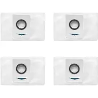 Dripio Vervangingsstofzuigzakken voor Ecovacs Deebot T10/X1, set van 4, van vliesmateriaal