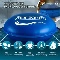 Selius Zwembadkussen Rond - 4 Meter - 2x 0,22 mm PVC - Chloorbestendig - Winterbescherming - Met 6 Ringen - Voor Ronde Zwembaden