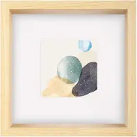 Walther design Shape - 3D FSC Houten lijst - Fotoformaat 25x25 cm - Kunstglas - Berken