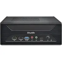 Shuttle Computer Group Shuttle XH810 + 8GB DDR5, Mini-PC met een volume van 3,5 liter, Barebone PC, Intel H810, LGA 1851 (Socket V1), DDR5-SDRAM, 120 W