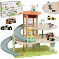 Classic World Houten Duurzame Garage met Accessoires, 19dlg.