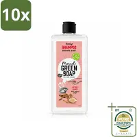 Marcel's Green Soap 10 x - Shampoo - Argan & Oudh - Versterkt & verzorgt - 300 ml - Wasstrips - Haarverzorging - Natuurlijke Shampoo - Arganolie - Oudh Geur - Vegan Shampoo