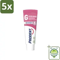 Prodent 5 x – Tandpasta – Gevoeligheid – Pro-Zinc Technologie – 75 ml - Grootverpakking - Vaatwasstrips - Gevoelige Tanden - Gevoelig Tandvlees - Pro-Zinc - Antibacteriële Werking - Mondverzorging