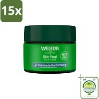 Weleda 15 x - Nachtcrème voedend - Skin Food - 40 ml - Grootverpakking - Vaatwasstrips - Nachtcrème - Voedende Crème - Huidherstel - Huidbarrière - Celvernieuwing