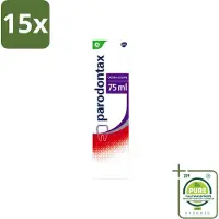 Parodontax 15 x – Tandpasta – Ultra Clean – Bloedend Tandvlees – 75 ml - Grootverpakking - Vaatwasstrips - Bloedend Tandvlees - Tandpasta - Tandvleesbescherming - Tandplak - Fluoride