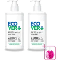 Ecover 2 x - Handzeep ZERO - Parfumvrij - 250 ml - Bulkverpakking - Handzeep - Douchemop - Parfumvrije handzeep