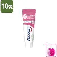Prodent 10 x – Tandpasta – Gevoeligheid – Pro-Zinc Technologie – 75 ml - Bulkverpakking - Gevoelige tanden - Douchemop - Gevoelig tandvlees