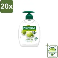Palmolive 20 x – Handzeep – Melk & Olijf – 300 ml - Grootverpakking - Vaatwasstrips - Handzeep Melk En Olijf - Handen Reinigen - Handen Verzorgen - Melk En Olijf Handzeep - Milde Handzeep