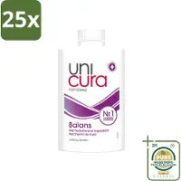 Unicura 25 x – Vloeibare Zeep Navulling – Balans – 250 ml - Wasstrips - Handzeep - Antibacterieel - Handhygiëne - Zeep Navulling - Hand Reinigen