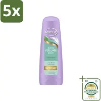 Andrélon 5 x – Conditioner – Volume Boost – 200 ml - Wasstrips - Haarvolume - Kokosconditioner - Futloos Haar - Volumeboost - Luchtig Haar