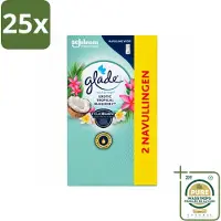Glade 25 x - Touch & Fresh - Exotic Tropical Blossoms - 2x 10 ml - Wasstrips - Luchtverfrisser - Geur - Geurbeleving - Frisheid - Geur In Huis