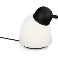 BELID Bird tafellamp 21,5 cm Zwart-opaalglas