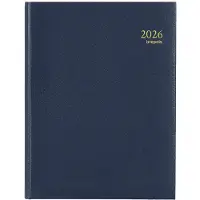 Brepols Timing Lima weekagenda met uurindeling 2027 blauw (1 week per 2 pagina's) 4-talig