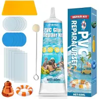 Selius Reparatieset voor luchtmatras, zwembadreparatieset, pvc-lijm, water- en lijmbestendig